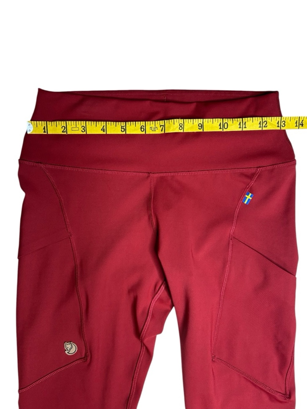 Fjallraven Abisko Trekking Tights Pomegranate Red Women's Medium - Picture 10 of 11